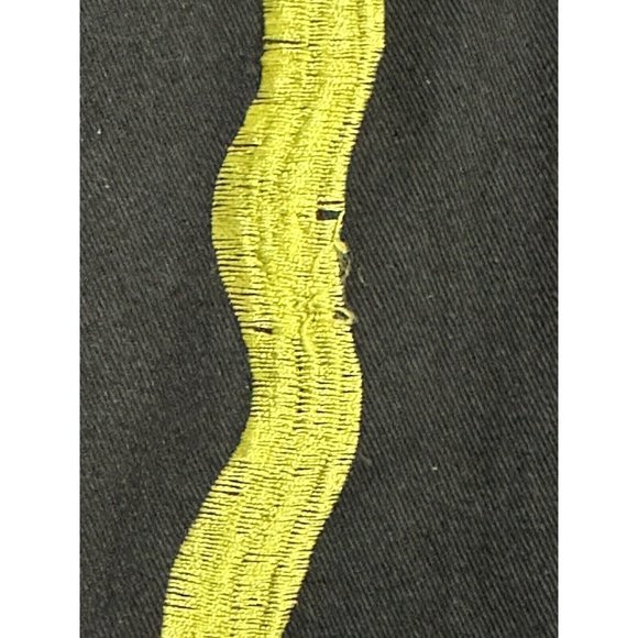 Marisol VTG Black Cotton Embroidered Giraffe Bamboo Button Front Jacket Top 2X - Picture 6 of 6